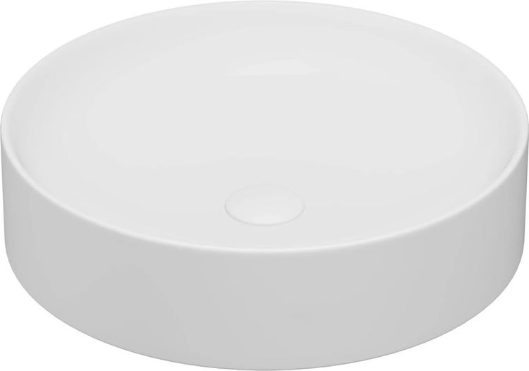 Rundes Aufsatzwaschbecken aus Sanitärkeramik