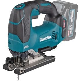 Makita Akku Stichsäge mit 40 Volt XGT System und bürstenlosem Motor für präzise Schnitte.