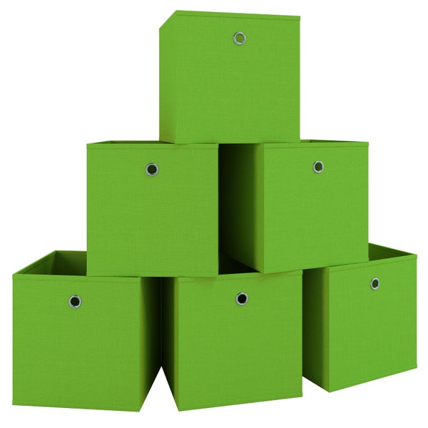6er Set Faltbox Klappbox Aufbewahrungsbox Boxas
