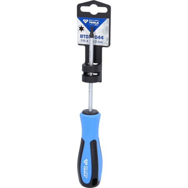BRILLIANT TOOLS Schraubendreher TORX T15 x 100 mm - BT031044
