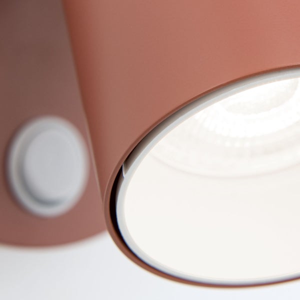 Nahaufnahme einer Wandleuchte