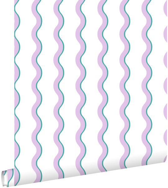 Tapetenrolle mit Wellenmuster