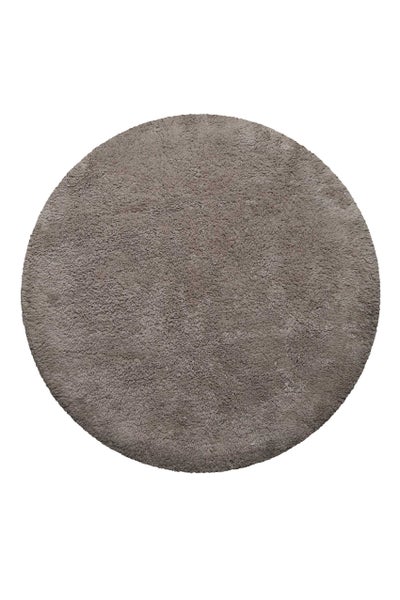 Badteppich Braun Ole WECONhome Basics 90 cm rund