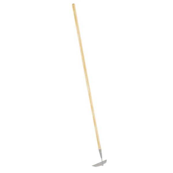 Dänische Rübenhacke (18 cm) mit Holz-Stiel (140 cm)