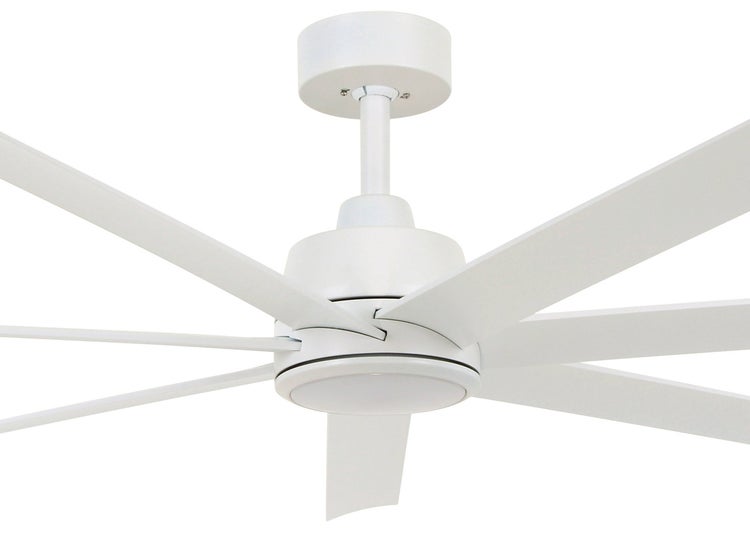 Atlanta Deckenventilator 142 cm mit LED Leuchte und Fernbedienung, 6 Geschwindigkeiten