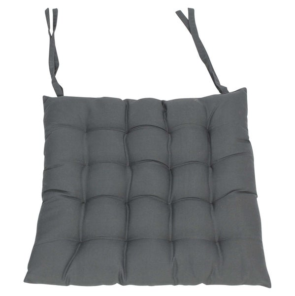 FRANK FLECHTWAREN | Sitzkissen Grey, 4er Set, POLYESTER, 40 x 40 cm