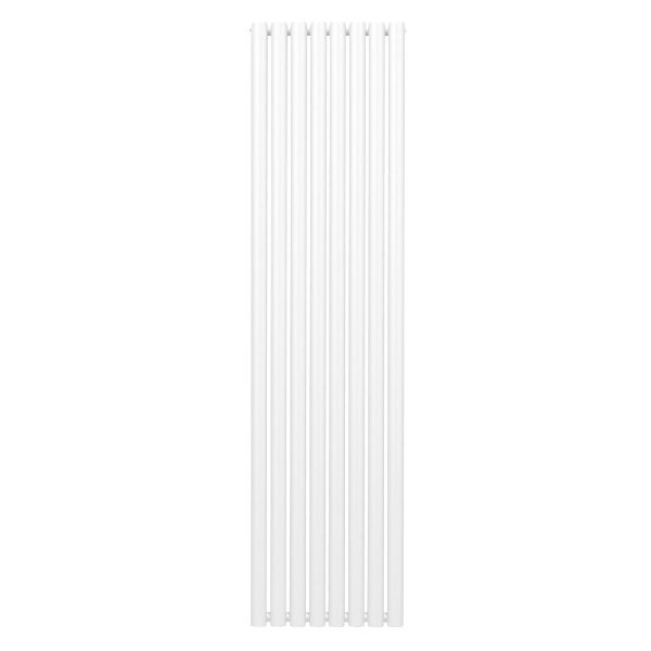 Oval Röhrenheizkörper - 1800mm x 480mm - Weiß