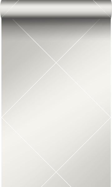 Origin Wallcoverings Tapete grafische Linien Weiß - 0,53 x 10,05 m - 347746