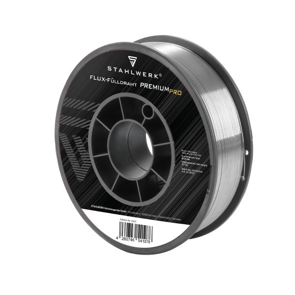 STAHLWERK Fülldraht FLUX E71T-GS 1 mm 5 kg Drahtrolle D200 Schweißdraht MIG MAG