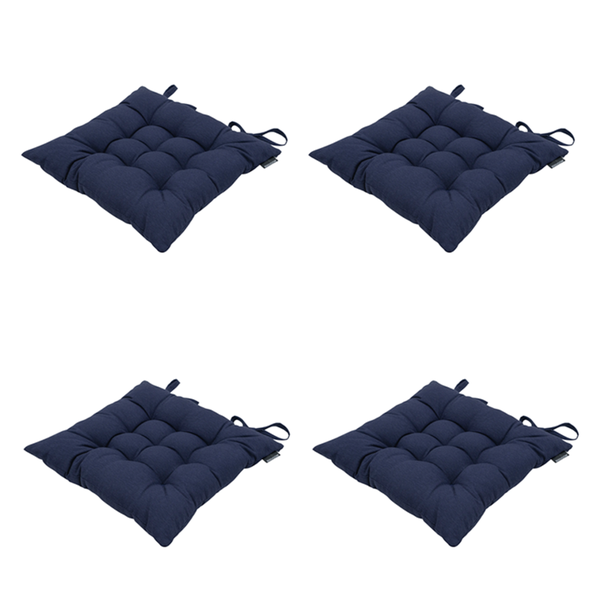 Sitzkissen Panama Indigo - Ca. 46x46 cm - 4er-Set