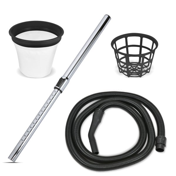 Staubsaugerzubehörset mit Saugrohr, Filter, Korb und Schlauch