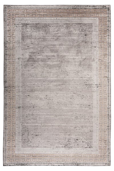 Kurzflor Teppich Hinata Grau Vintage, Modern 240 x 340 cm