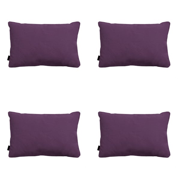 Dekokissen Panama lila - Ca. 40x60 cm - 4er-Set
