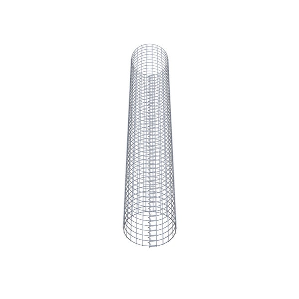 Gabionensäule Durchmesser 37 cm MW 5 x 5 cm rund - Höhe: 230 cm