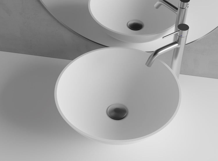 Badarmatur Exklusive Badarmatur aus gebürstetem Edelstahl – Elegantes Design