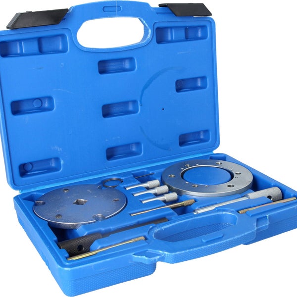 Nockenwellen Arretierwerkzeug Satz im blauen Koffer
