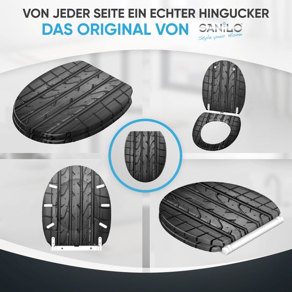 WC-Sitz mit Absenkautomatik & Top Fix Tyre
