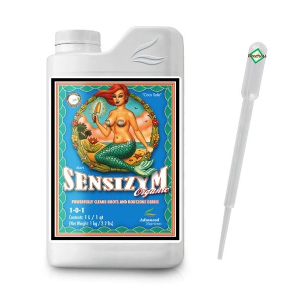 Advanced Nutrients Sensizym 1 Liter – Hochwertiger Enzymdünger mit Mikroben für Starkes Wurzelwachstum, Natürliche Bodenreinigung & Optimale Nährstoffaufnahme
