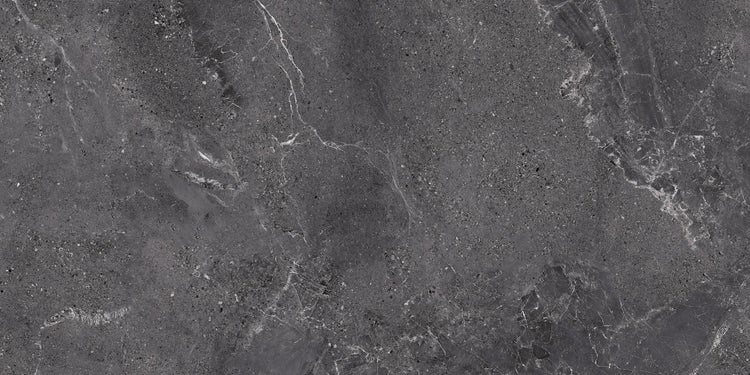 Graue Bodenfliese mit Marmoroptik