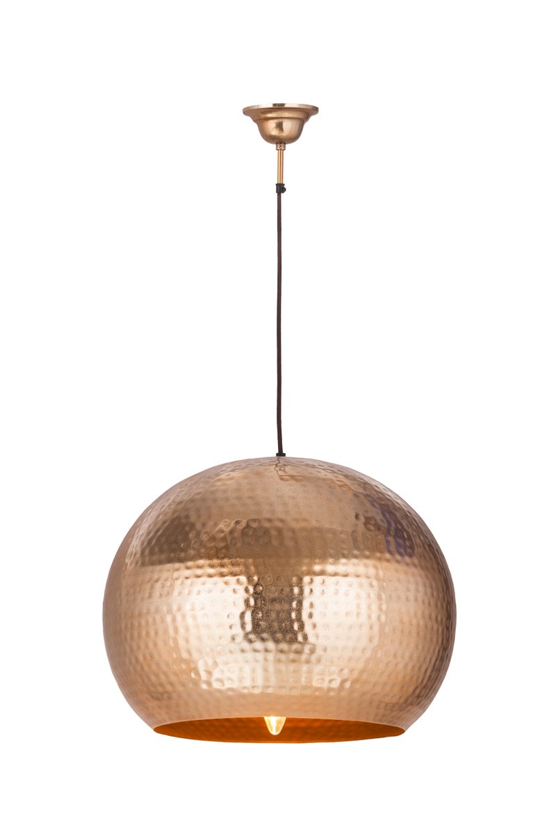 Loft Stil Hängelampe Industrielle Pendelleuchte Modern Gold 35 cm | Wohnzimmer Esszimmer Leuchte