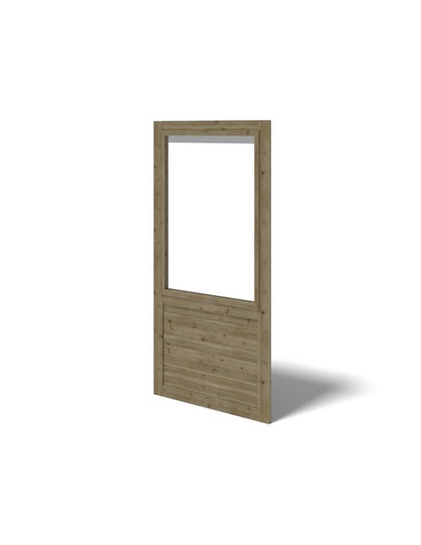 Unterschrank mit zwei Türen in Weiß und Beige