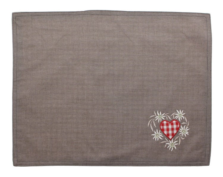 FRANK FLECHTWAREN | Platzmatte Alpenglück, 2er Set, POLYESTER, 45 x 35 cm
