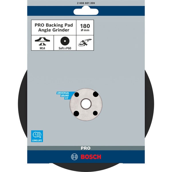 Bosch PRO Backing Pad weich 180 mm M14 weich - 2608601209