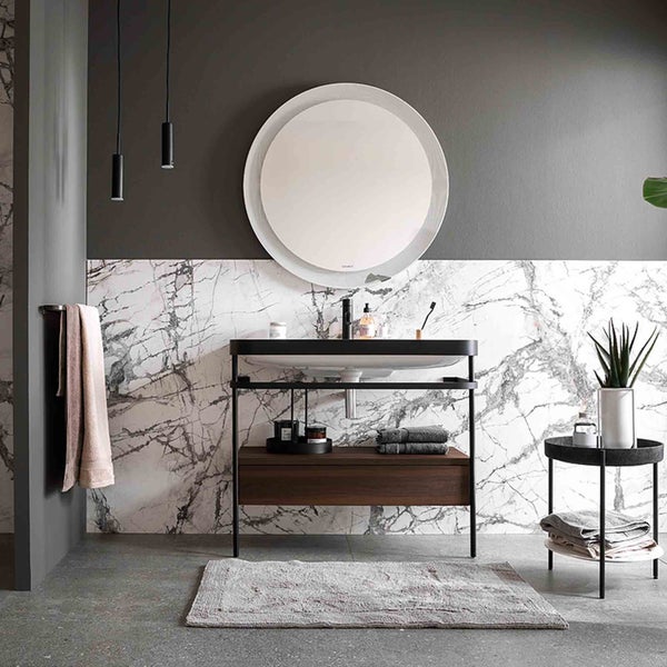 1 St. Badmatte BAHAMAS DESIGN Hellgrau 60 x 90 cm