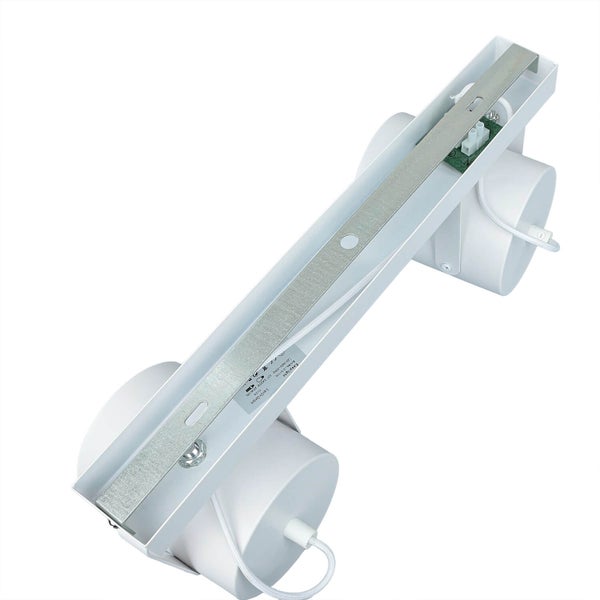 Innenansicht einer Deckenleuchte mit zwei Fassungen