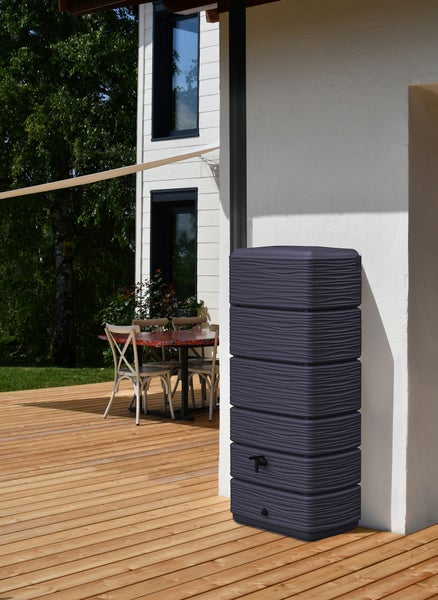 Ondis24 Regentonne Wandtank Eco 300 graphit anthrazit