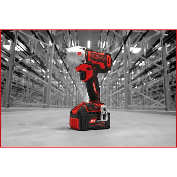 KS TOOLS eMONSTER 1/2 Brushless-Akku-Schlag-Schrauber-Satz 9tlg. - 515.6100
