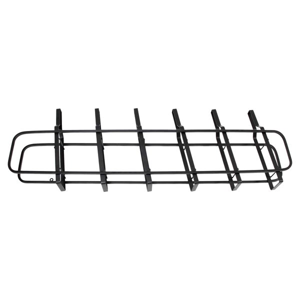 FRANK FLECHTWAREN | Weinregal Black, METALL, 31 x 9 x 94 cm