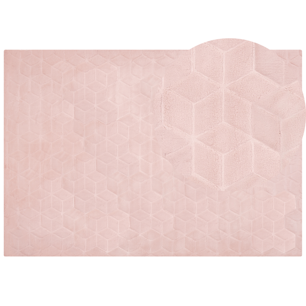 Kunstfellteppich THATTA Rosa 160 x 230 cm