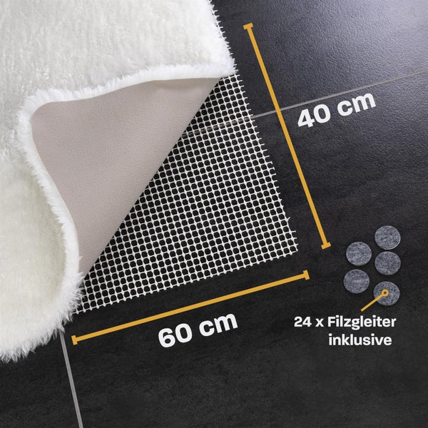 Hinrichs Teppichunterlage 40x60cm inklusive Filzklebebunkte