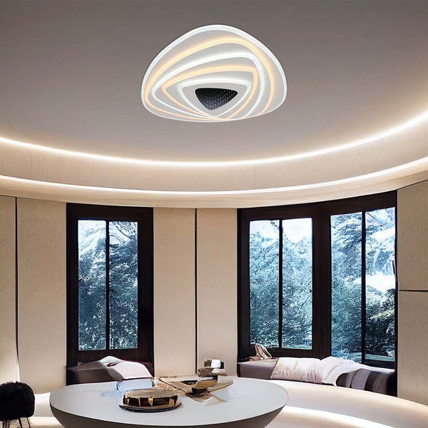 V-TAC VT-7959 - Designer-Deckenleuchten - IP20 - Weißes Gehäuse - 120 Watt - 12800 Lumen - 3IN1