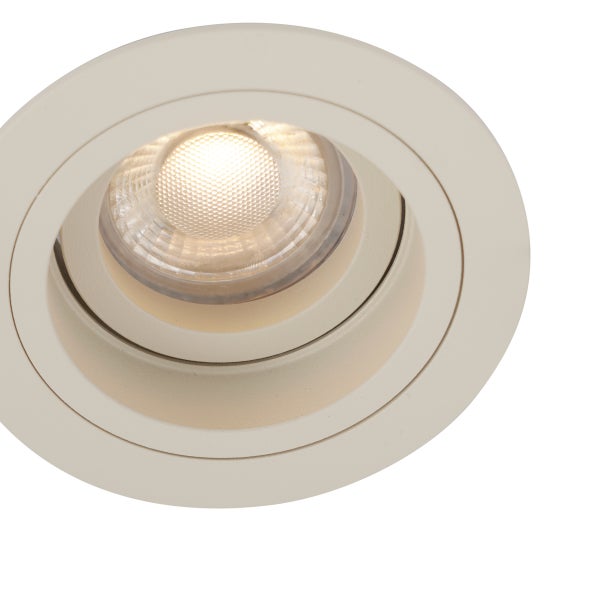 Moderner Einbaustrahler Beige GU10 50mm schwenk- und drehbar - Chuck