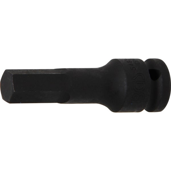 BGS Kraft-Bit-Einsatz Antrieb Innenvierkant 12,5 mm (1/2) Innensechskant 14 mm - 5481-M14