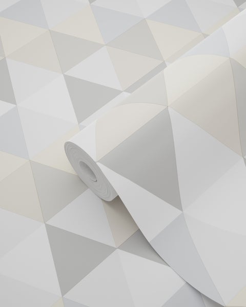 Rolle geometrische Tapete mit Dreiecksmuster