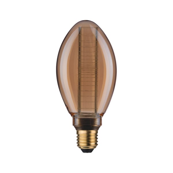 Inner Glow Edition LED Birne Innenkolben Ringmuster E27 230V 230lm 4W 1800K Gold