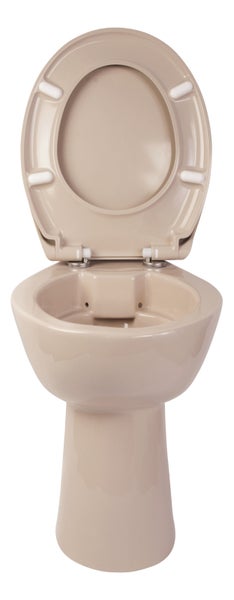 Stand WC aus Sanitärkeramik mit WC Sitz und Deckel