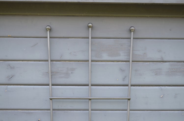 Rankgitter Bari Metall  170 cm gefächerte Form pulverbeschichtet anthrazit