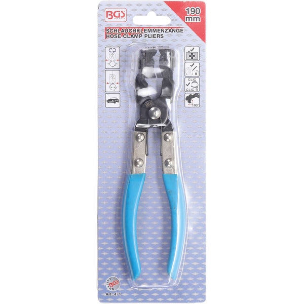 BGS Schlauchklemmenzange für CLIC- und CLIC-R Schlauchschellen 190 mm - 471