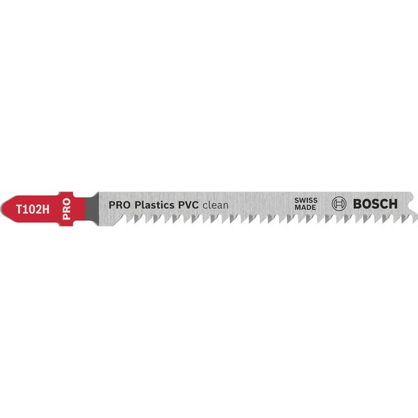 Bosch PRO Plastics PVC clean T102H Stichsägeblatt 100 mm 5-tlg. - 2608667446
