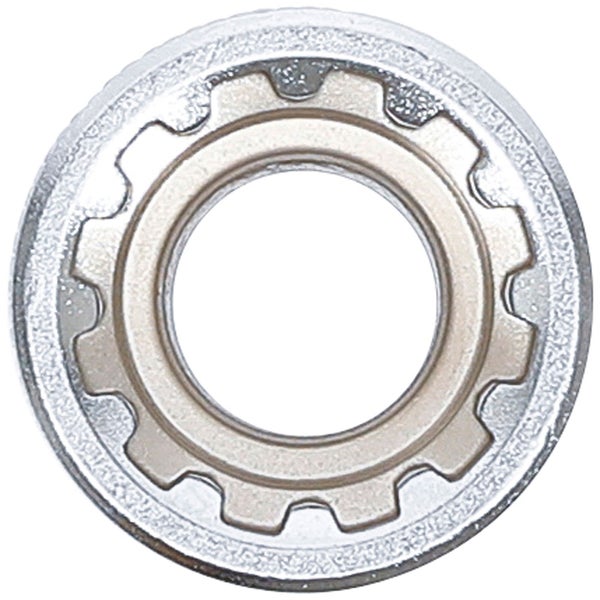 BGS Steckschlüssel-Einsatz Gear Lock Antrieb Innenvierkant 10 mm (3/8) SW 13 mm - 10313