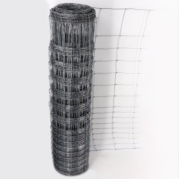 Rolle verzinktes Knotengeflecht für Wildzäune und Forstwirtschaft.