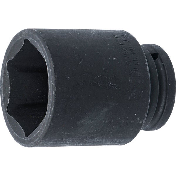 BGS Kraft-Steckschlüssel-Einsatz Sechskant tief Antrieb Innenvierkant 20 mm (3/4) SW 50 mm - 5750