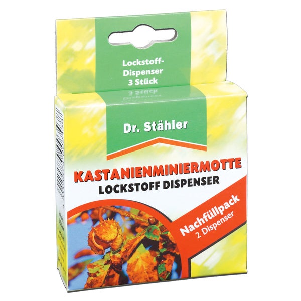 Kastanienminiermotte Lockstoffdispenser – Effektive Pheromonfallen für den Schutz von Rosskastanien – Einfache Anwendung für Garten & öffentliche Anlagen