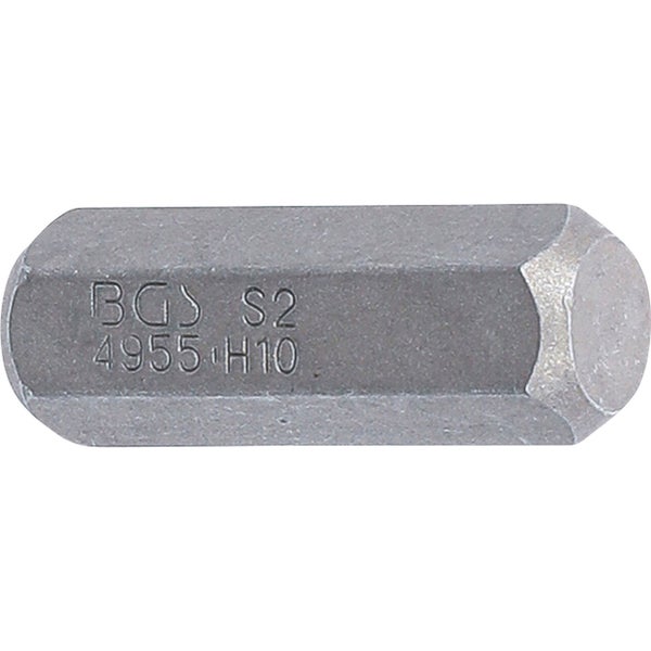 BGS Bit Antrieb Außensechskant 10 mm (3/8) Innensechskant 10 mm - 4955