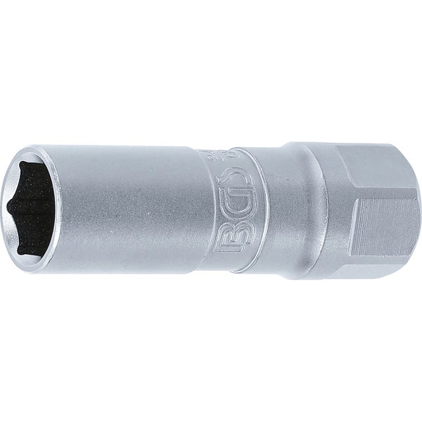 BGS Zündkerzen-Einsatz Sechskant Antrieb Innenvierkant 12,5 mm (1/2) SW 14 mm - 2407