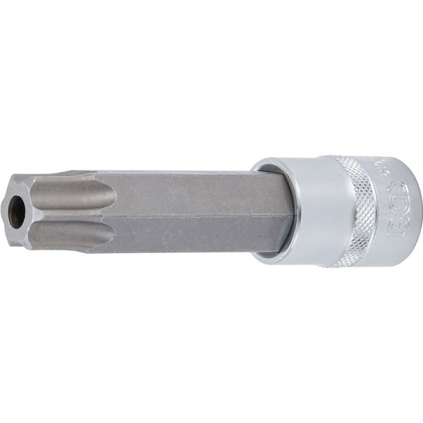 BGS Bit-Einsatz Länge 110 mm Antrieb Innenvierkant 12,5 mm (1/2) T-Profil (für Torx) mit Bohrung T90 - 5103-TB90